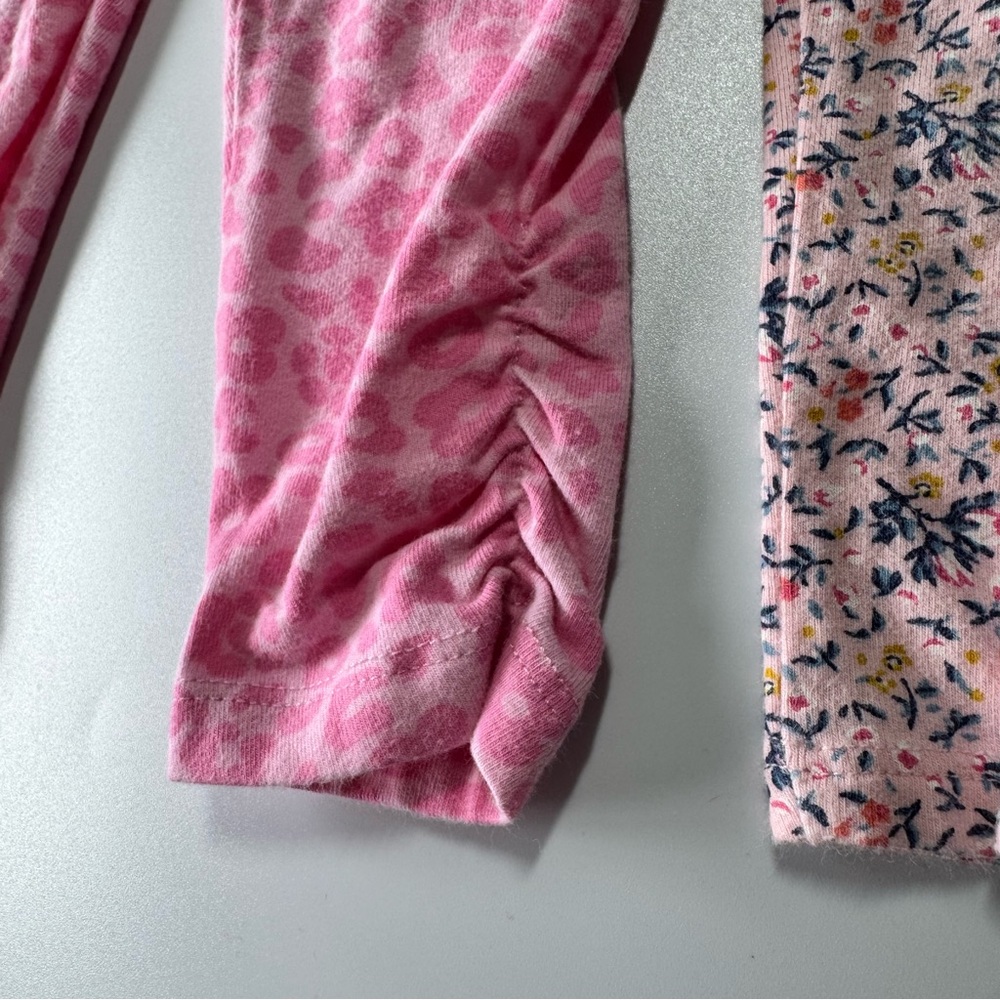 Bundle of Baby Girl Pants Size 12-18 Months Pink Baby Gap Old Navy Ruffle Floral - Picture 8 of 15